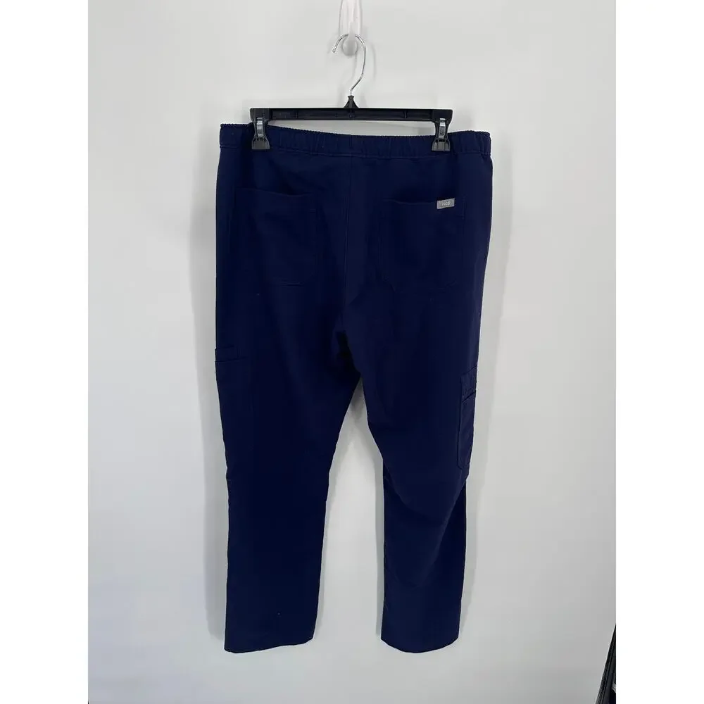 FIGS Men's Cairo Navy Cargo Scrubs Pants // M
